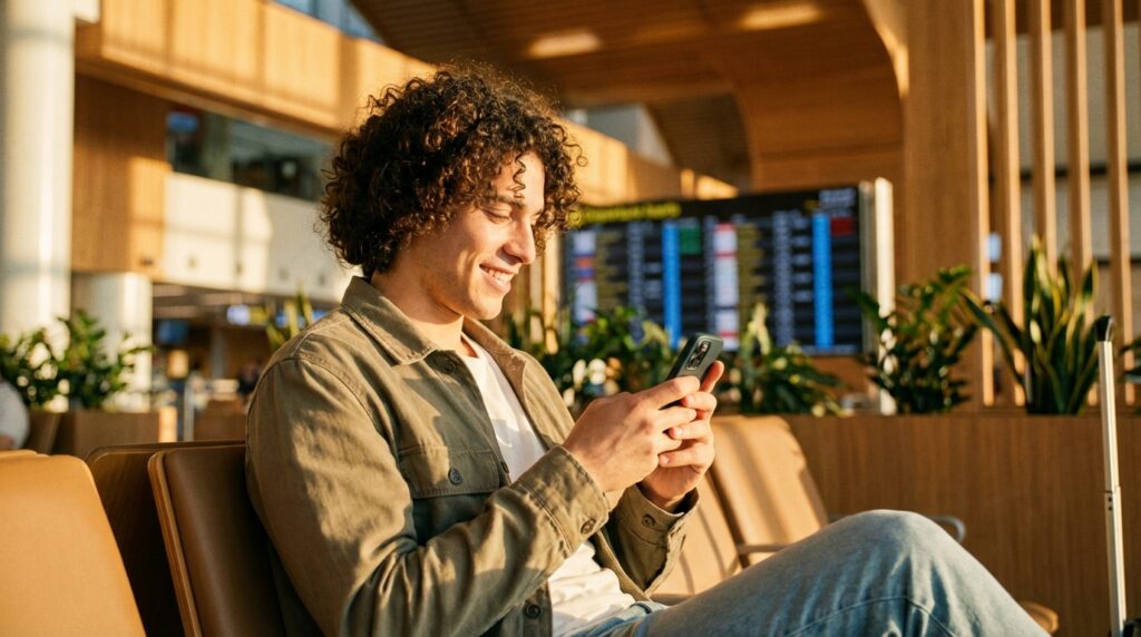 לקוח פלאפון נהנה מגלישה זולה בחו"ל באמצעות eSIM